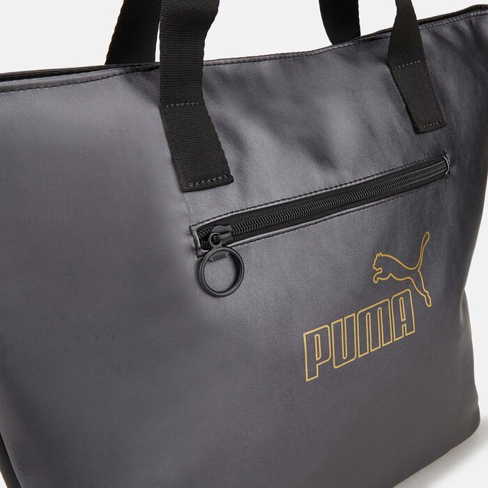 PUMA Women's Core Up Shopper Bag Black PUMA Women's Core Up Shopper Bag Black image number 3