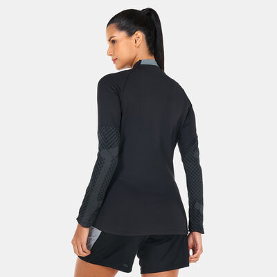Nike Women's Dri-FIT Drill Long Sleeve Top Black