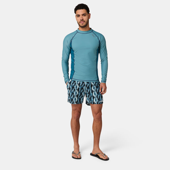 COEGA Men's Printed Swimming Shorts Green COEGA Men's Printed Swimming Shorts Green image number 2