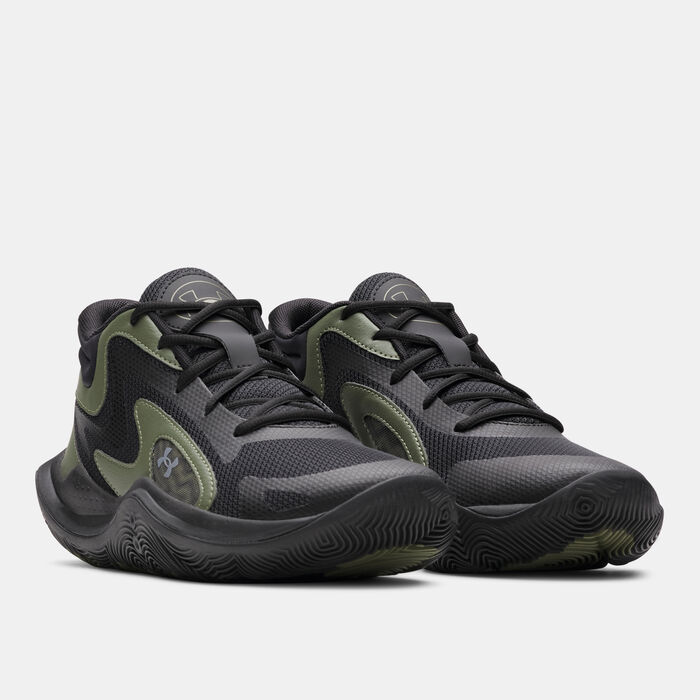Under Armour Jet '25 Basketball Shoes Green image number 1