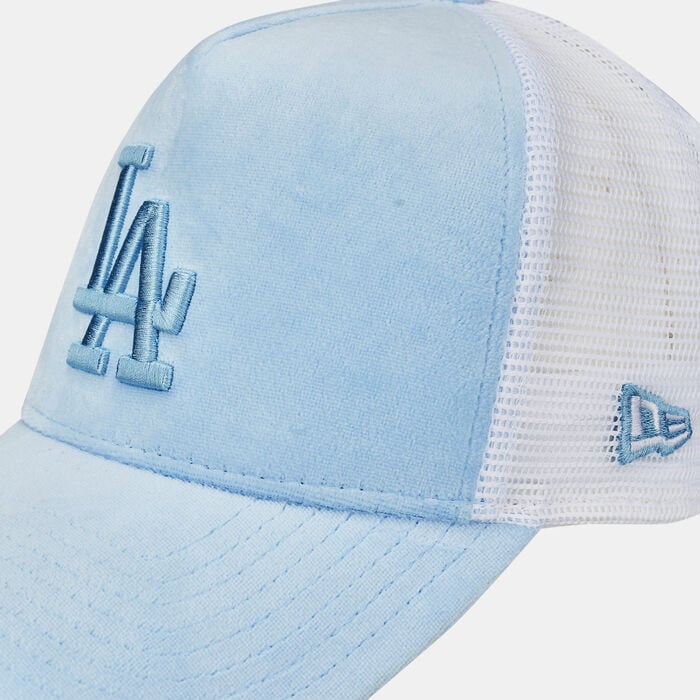 New Era Women's MLB Los Angeles Dodgers A-Frame Trucker Cap Blue New Era Women's MLB Los Angeles Dodgers A-Frame Trucker Cap Blue image number 2