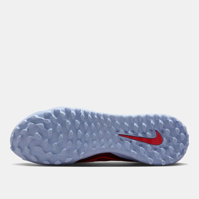 Nike Men's Phantom 6 Low Academy Turf Ground Football Shoes Blue image number 3