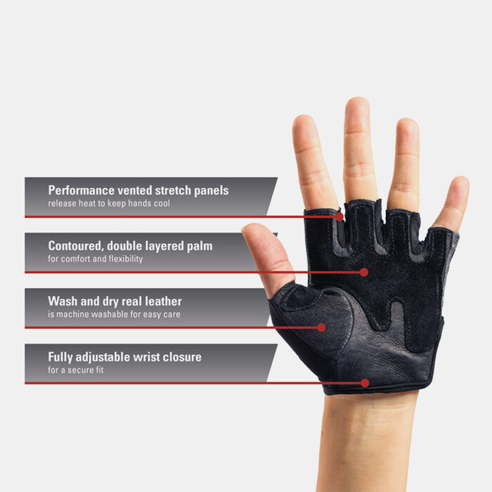 Harbinger Women's Pro Weightlifting Gloves Black Harbinger Women's Pro Weightlifting Gloves Black image number 2