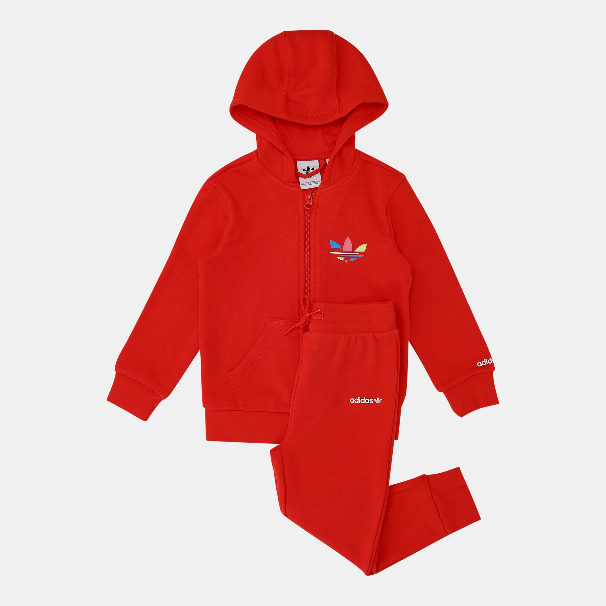 Red adidas kids tracksuit 2025