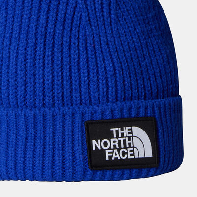 The North Face Kids' Box Logo Cuffed Beanie Blue