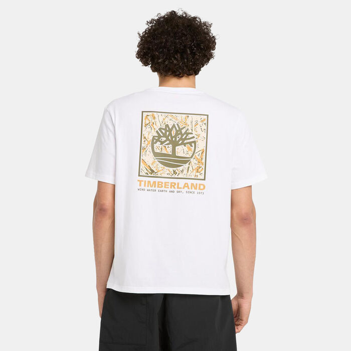 Timberland Men's Stack Camo T-Shirt White Timberland Men's Stack Camo T-Shirt White image number 1