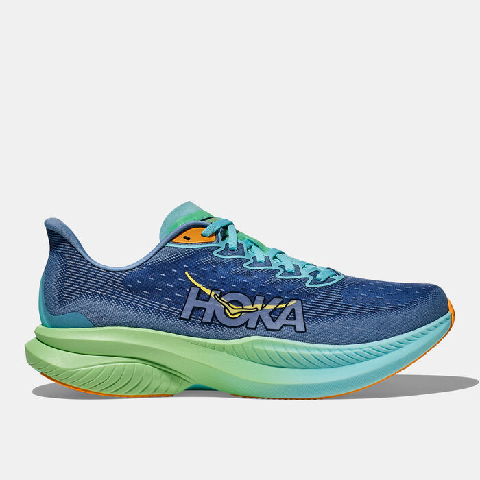 HOKA Men's Mach 6 Running Shoes Blue image number 0