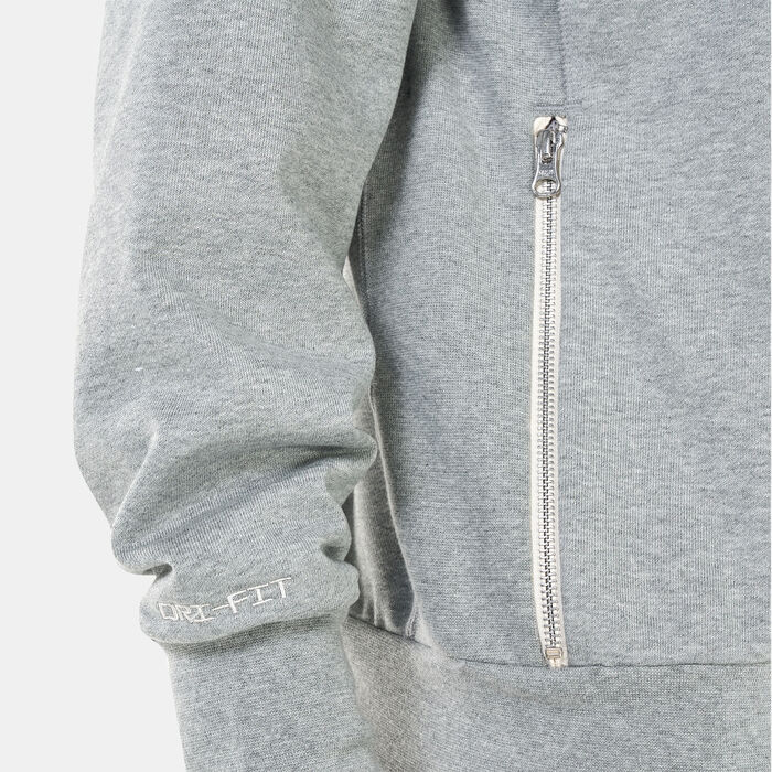 Nike Men’s Dri-FIT Standard Issue Basketball Sweatshirt Grey image number 3