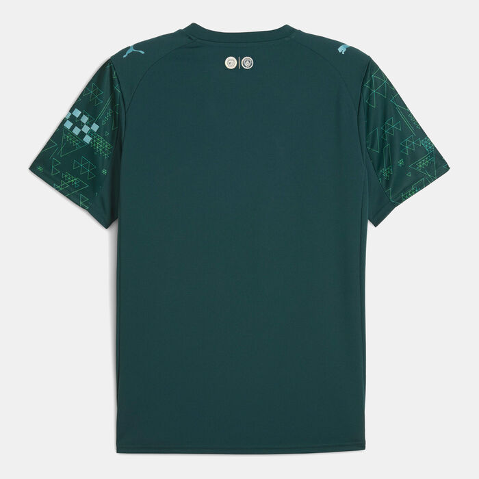 PUMA Men's Manchester City 25/26 4th Replica Football Jersey Green image number 1