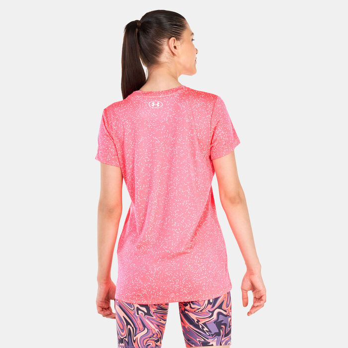 Under Armour Women's UA Tech™ Nova T-Shirt Pink Under Armour Women's UA Tech™ Nova T-Shirt Pink image number 1