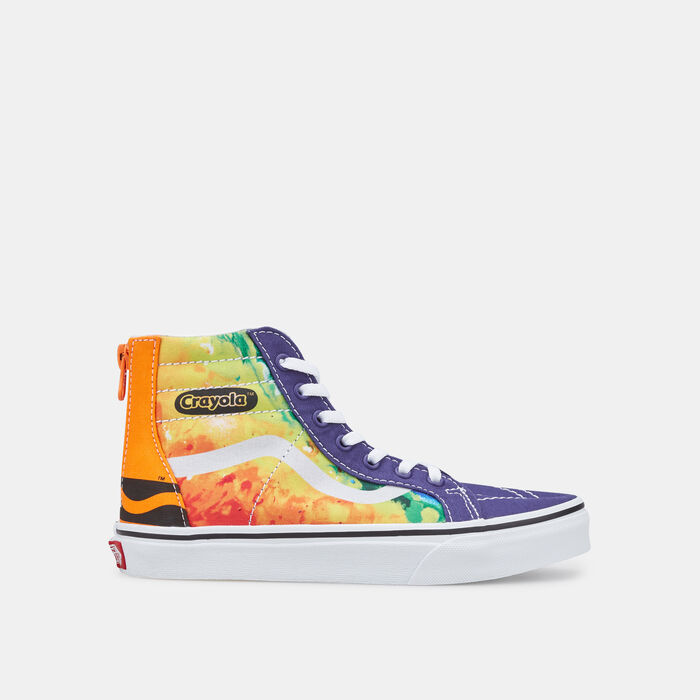 Vans Kids’ x Crayola Sk8-Hi Zip Unisex Shoe (Younger Kids) Blue Vans Kids’ x Crayola Sk8-Hi Zip Unisex Shoe (Younger Kids) Blue image number 0