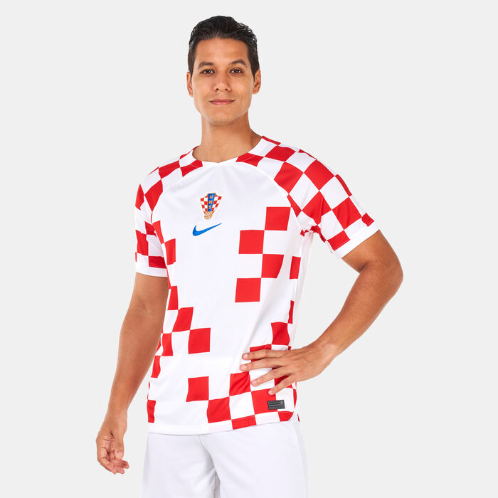 Nike Men's Dri-FIT Croatia Pro Fan Stadium Home Jersey - 2022/23 White Nike Men's Dri-FIT Croatia Pro Fan Stadium Home Jersey - 2022/23 White image number 0