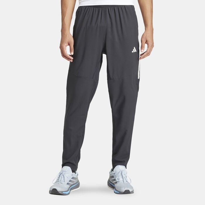 adidas Men's Own the Run 3-Stripes Pants Black adidas Men's Own the Run 3-Stripes Pants Black image number 0