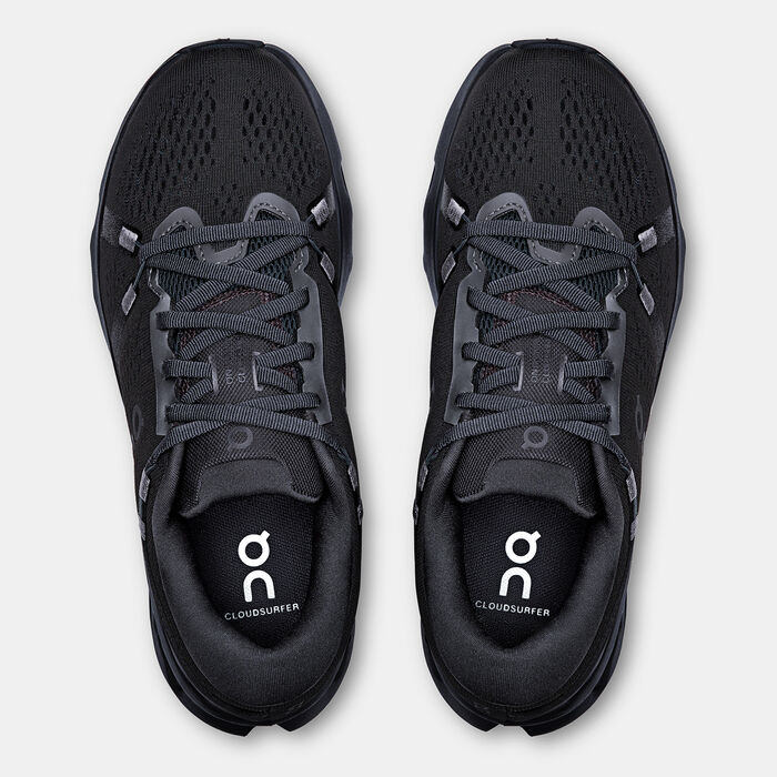 On Women's Cloudsurfer 2 Running Shoes Black On Women's Cloudsurfer 2 Running Shoes Black image number 4
