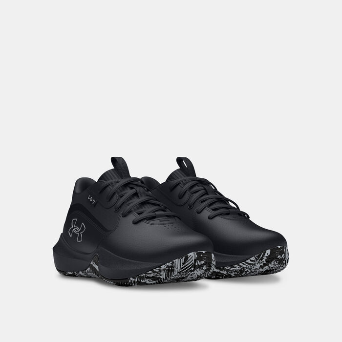 Under Armour Kids' Lockdown 7 Basketball Shoes Black image number 1
