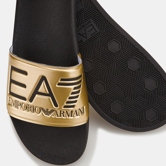 EA7 Emporio Armani Slides Gold EA7 Emporio Armani Slides Gold image number 2