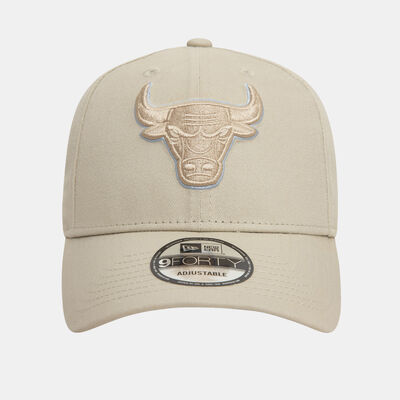 New Era Men's Chicago Bulls Team Outline 9FORTY Cap Beige