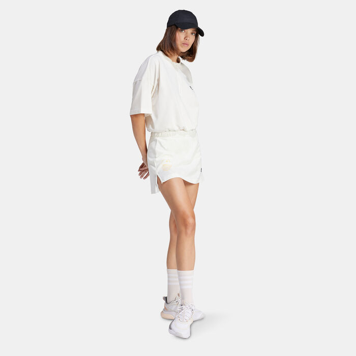 adidas Women's Sportswear Resort Graphic 1/2-Zip Top White adidas Women's Sportswear Resort Graphic 1/2-Zip Top White image number 2