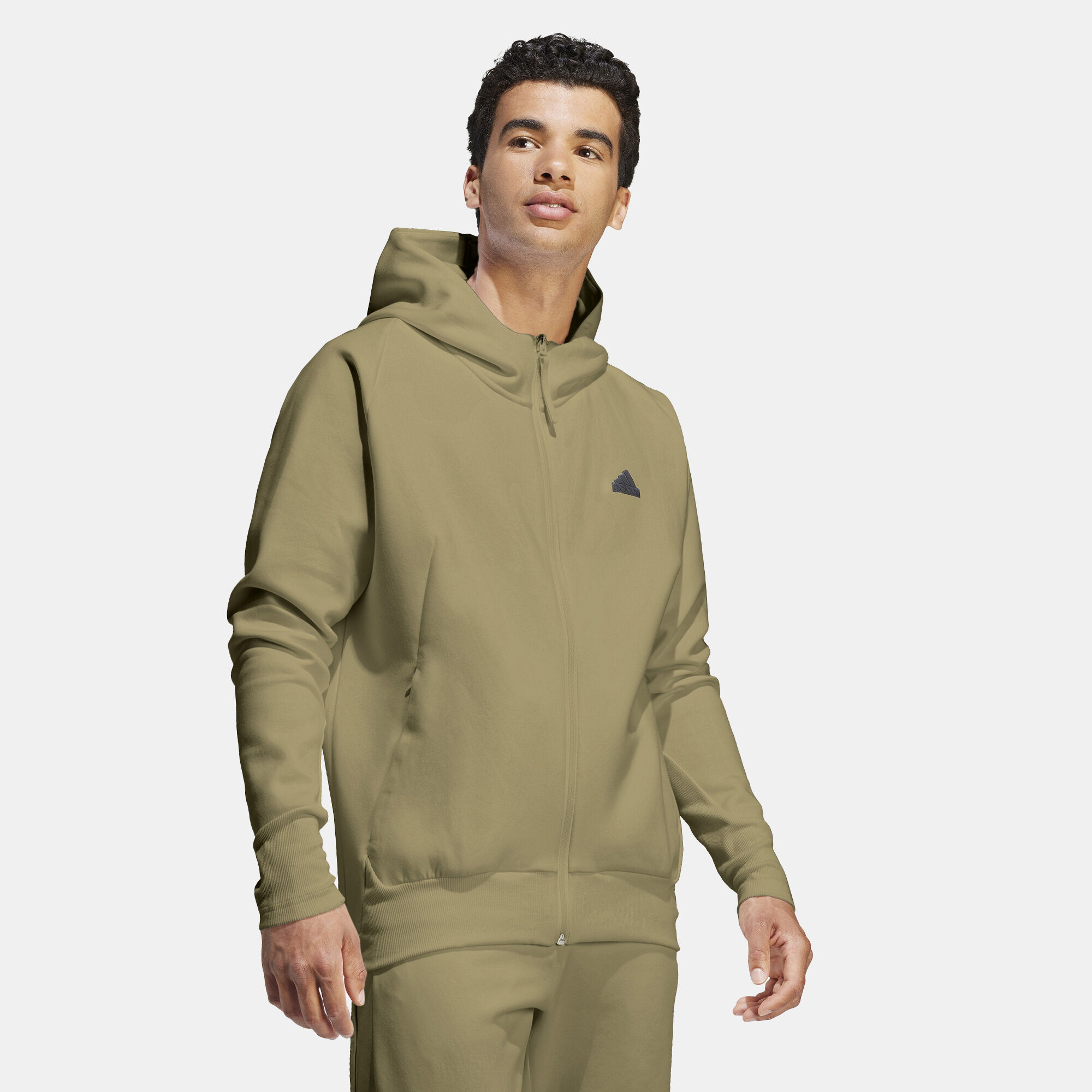 Men s Z.N.E. Premium Full Zip Hoodie Green adidas in KSA SSS