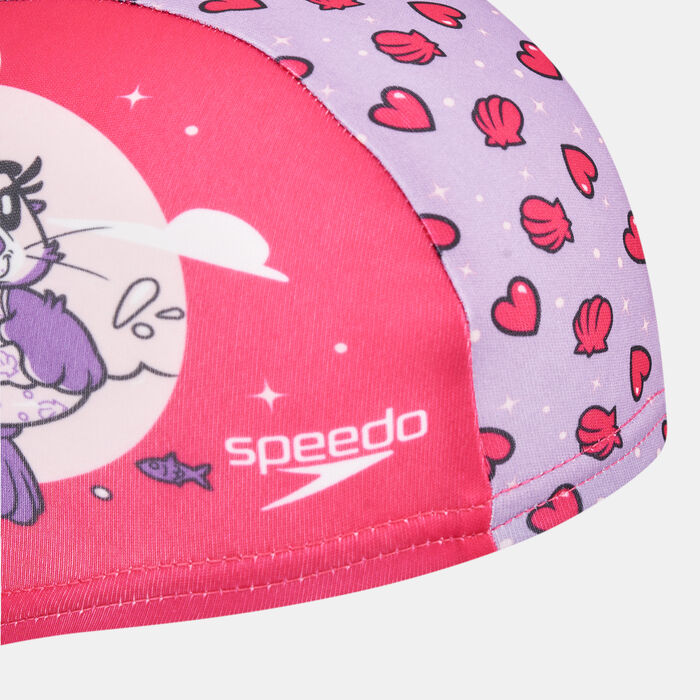 Speedo Kids' Learn to Swim Printed Swimming Cap Pink Speedo Kids' Learn to Swim Printed Swimming Cap Pink image number 2