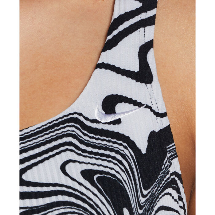 Nike Swim Women's U-Back One-Piece Swimsuit Black Nike Swim Women's U-Back One-Piece Swimsuit Black image number 3