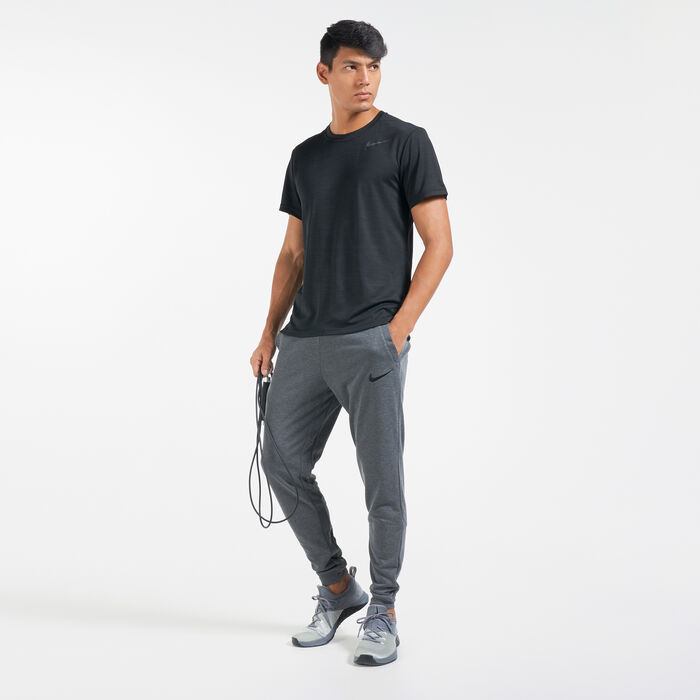 men's tapered fleece training pants