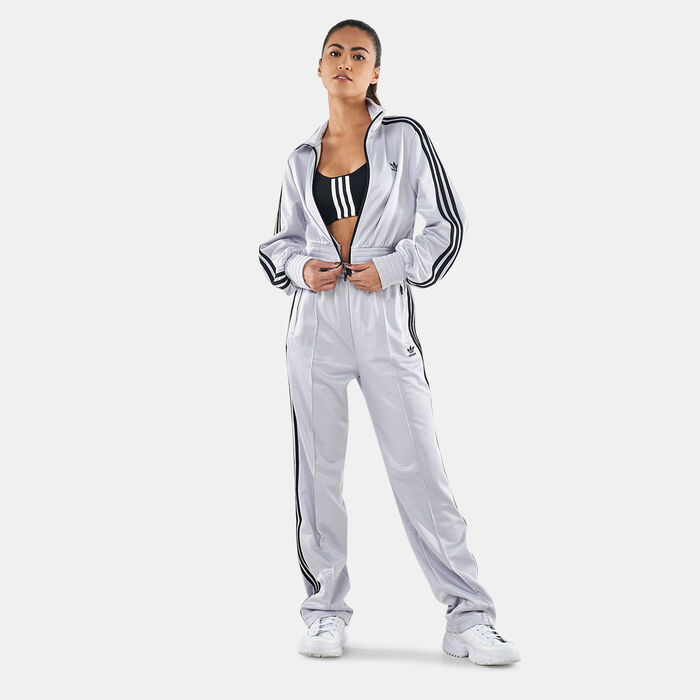 adidas Originals Women's Adicolor Classics High-Shine Track Jacket Silver image number 2