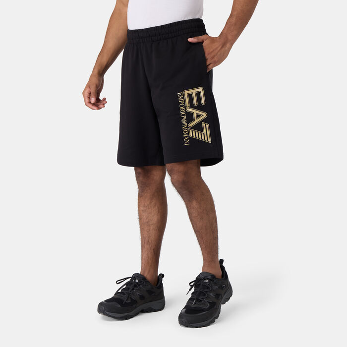 EA7 Emporio Armani Men's Train Logo Series Shorts Black image number 0