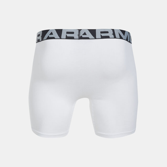 Under Armour Men's Under Armor Charged Cotton Stretch 6” Boxerjock – 3-Pack  : : Clothing, Shoes & Accessories