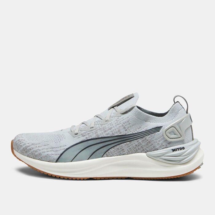 PUMA Men's Electrify NITRO 3 Knit Running Shoe Grey PUMA Men's Electrify NITRO 3 Knit Running Shoe Grey image number 0