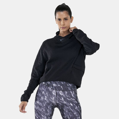 Nike Women's Therma-FIT Run Division Mid-Layer T-Shirt White