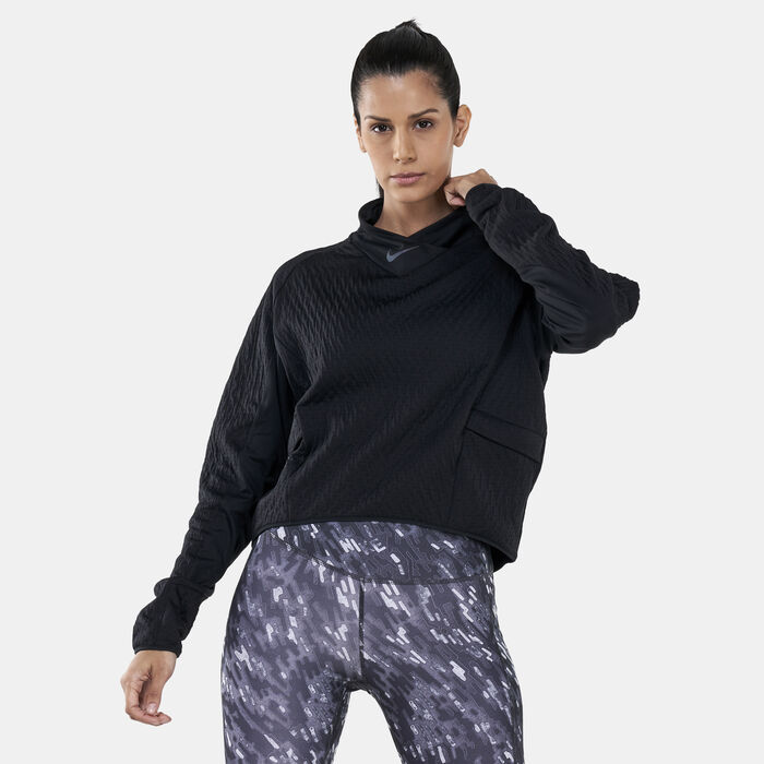 Nike Women's Therma-FIT Run Division Mid-Layer T-Shirt White image number 0