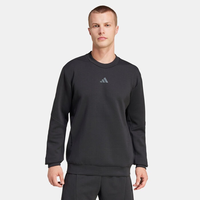 adidas Men's Designed for Training Sweatshirt Black image number 0