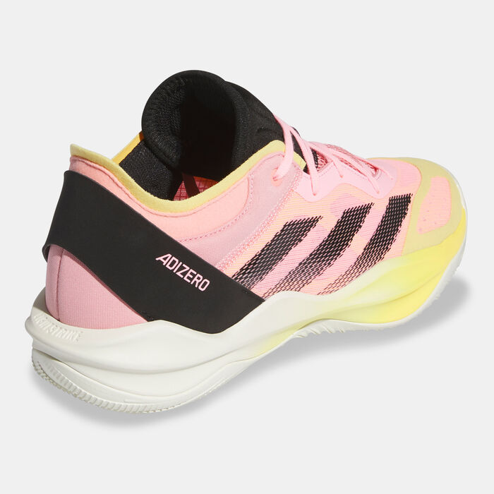 adidas Men's Adizero Select 2.0 Basketball Shoes Pink image number 2
