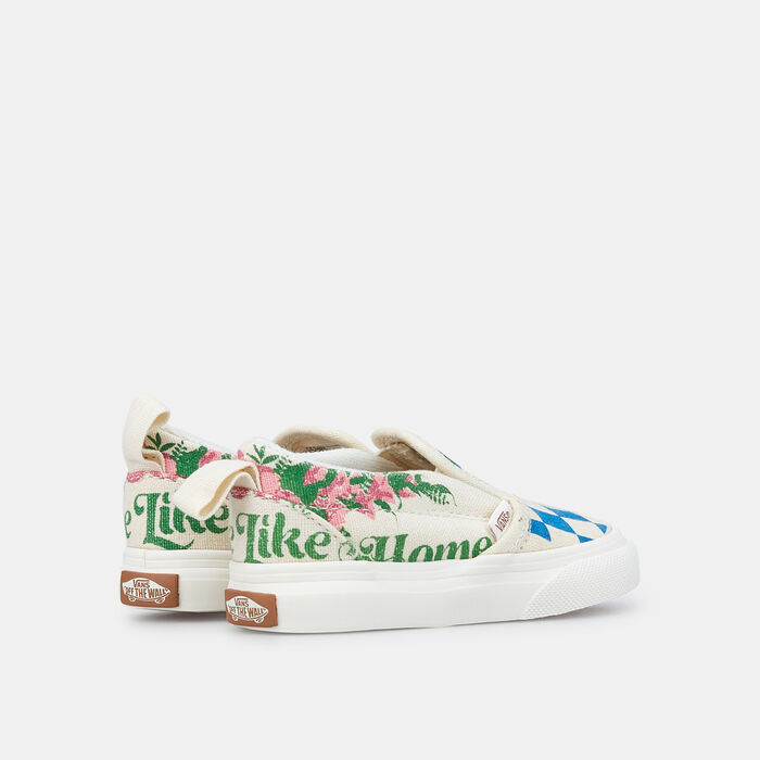 Vans Kids' Eco Theory Classic Slip-On Velcro Unisex Shoe (Baby and Toddler) Blue image number 2