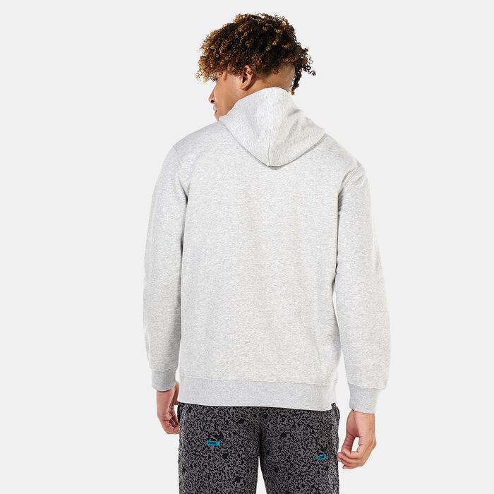 PUMA Men's Brand Love Hoodie Grey PUMA Men's Brand Love Hoodie Grey image number 1