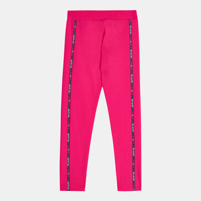 EA7 Emporio Armani Kids' Logo Series Leggings Pink