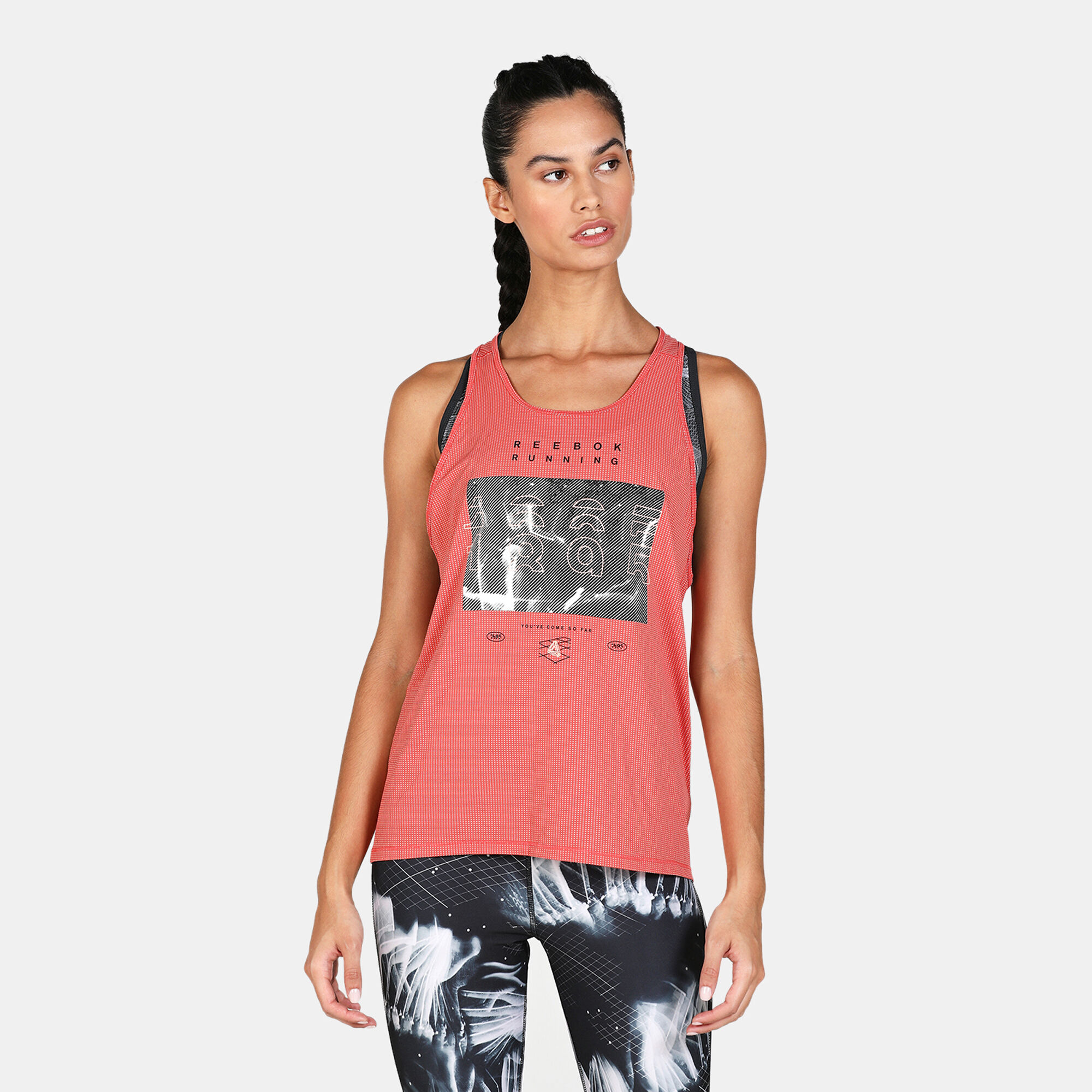 Reebok mesh top tank top