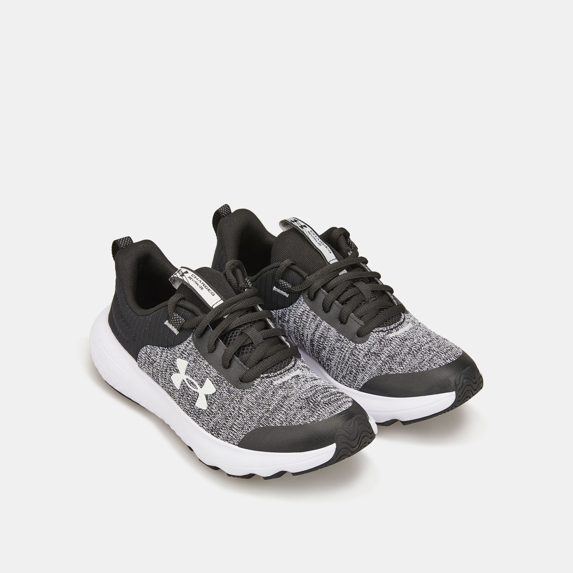 Shop Under Armour Kids' Charged Revitalize Shoe Black Online