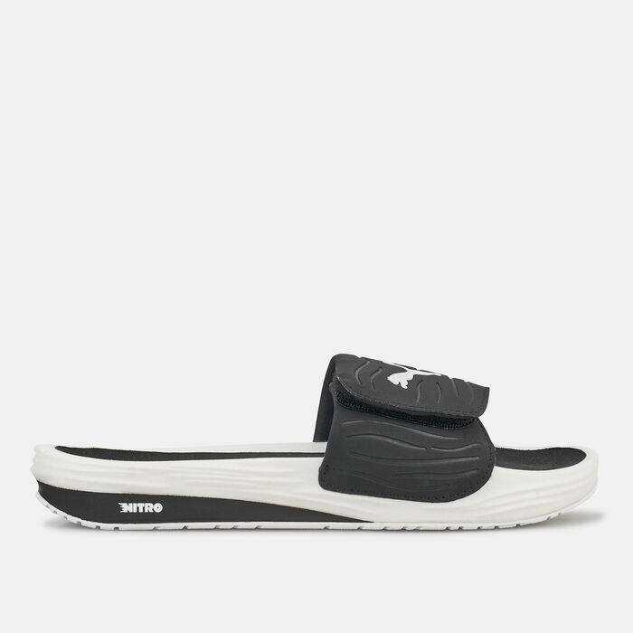PUMA Men's Nitrocat V Slides Black PUMA Men's Nitrocat V Slides Black image number 1