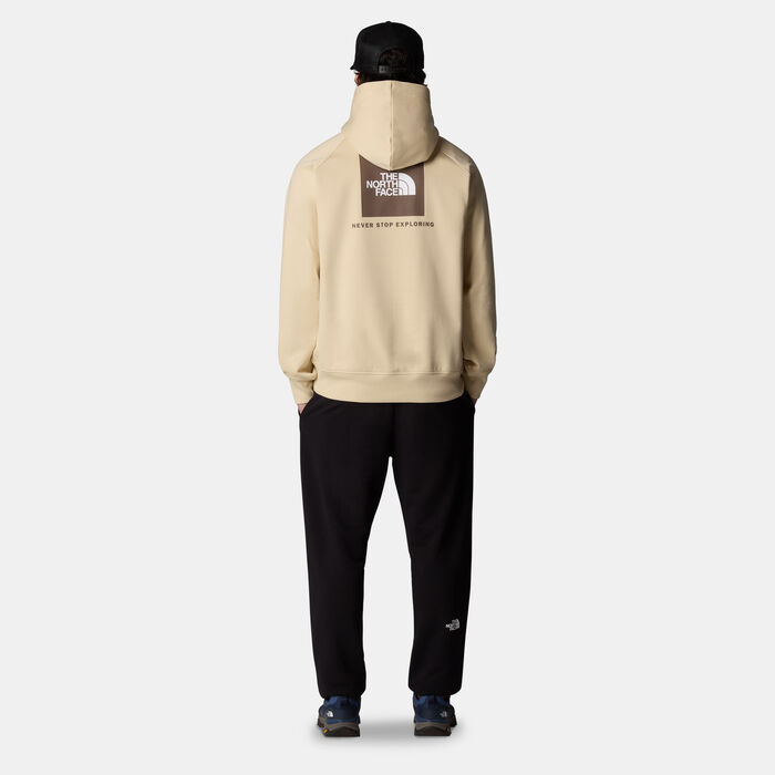 The North Face Men's Raglan Redbox Hoodie Beige The North Face Men's Raglan Redbox Hoodie Beige image number 2