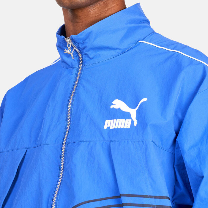 PUMA Men's Track Meet T7 Track Jacket Blue PUMA Men's Track Meet T7 Track Jacket Blue image number 3