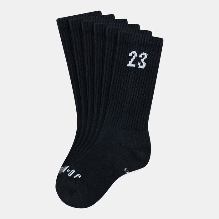 Jordan Essentials Crew Socks (3 Pairs) Black Jordan Essentials Crew Socks (3 Pairs) Black image number 0