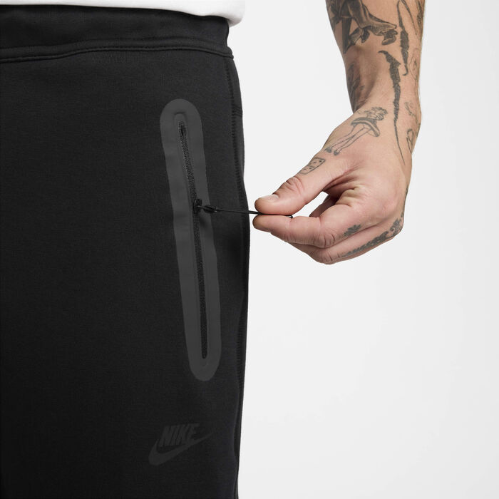 Nike Men's Tech Fleece Open-Hem Trousers Black Nike Men's Tech Fleece Open-Hem Trousers Black image number 4