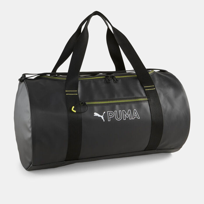 PUMA Men's Fit Duffel Bag Black PUMA Men's Fit Duffel Bag Black image number 0
