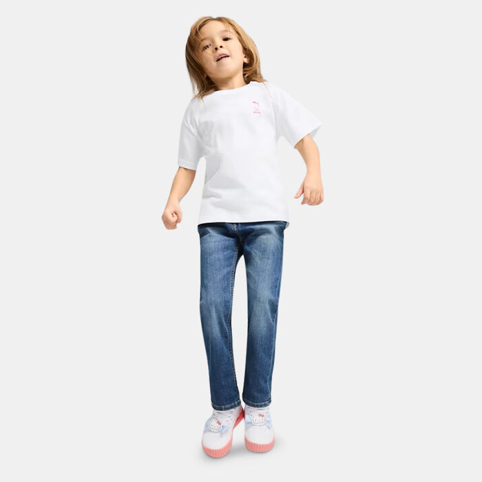 PUMA Kids' x Hello Kitty and Friends Graphic T-Shirt White image number 2