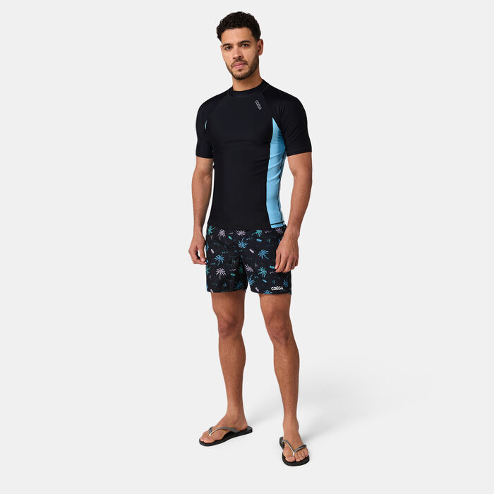 COEGA Men's Printed Swimming Shorts Black image number 2