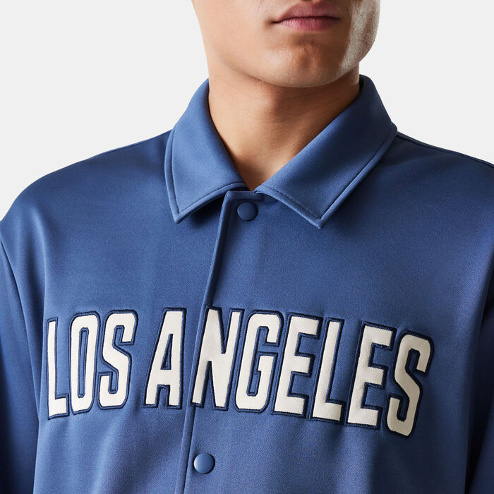 New Era Men's NBA Los Angeles Lakers Snap-Button Shirt Blue New Era Men's NBA Los Angeles Lakers Snap-Button Shirt Blue image number 3