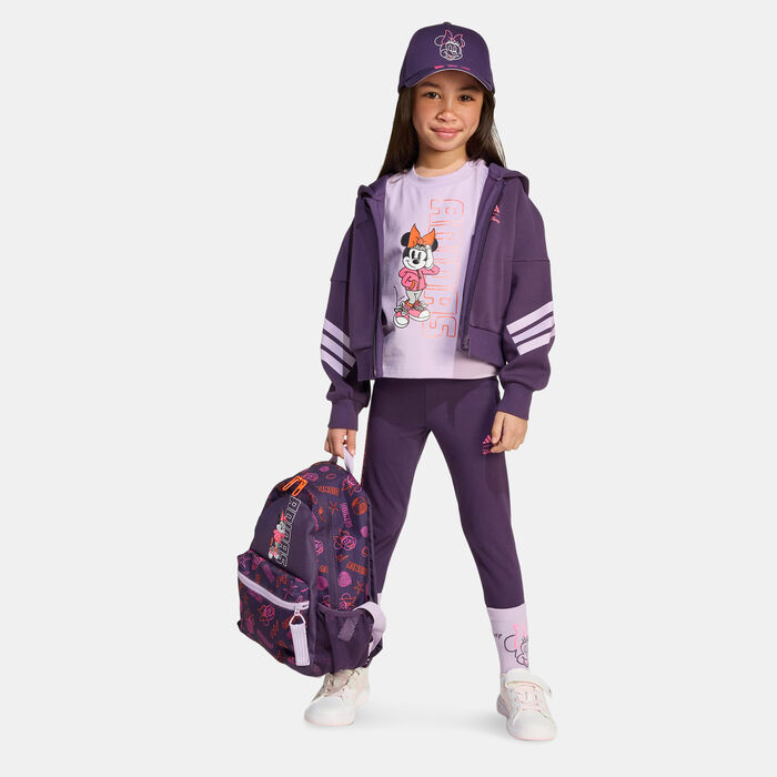 adidas Kids' Disney Minnie Mouse Track Jacket Purple image number 2