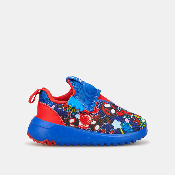 adidas Kids' Marvel Suru365 Superhero Adventures Slip-On Shoe Blue adidas Kids' Marvel Suru365 Superhero Adventures Slip-On Shoe Blue image number 0